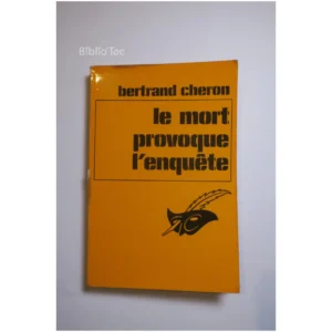 Le mort provoque l'enquête...Cheron Le Masque 1975