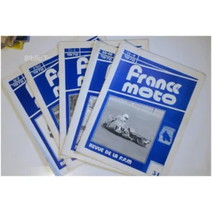 Cinq numéros de France Moto Revue de la... 1972