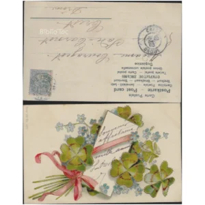 Bouquet trèfles à quatre feuilles et myo...  1903