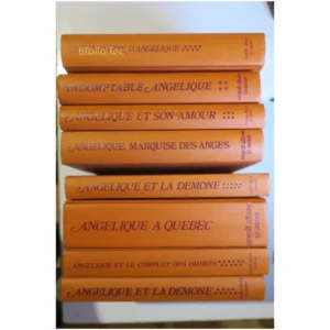 Lot de 8 Livres de la série Angélique...Golon France Loisirs 1978