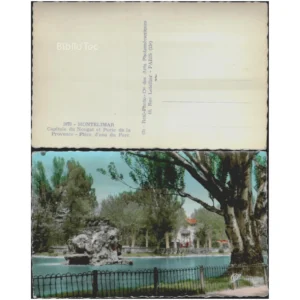 Montélimar Pièce d'eau du Parc... Real-Photo