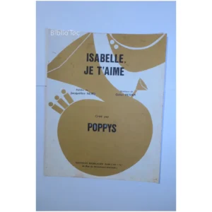 Isabelle je t’aime... Éditions musicales