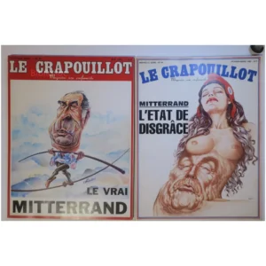 Lot de 2 Crapouillot « Mitterrand » ...  1981