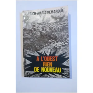 A l'Ouest, rien de nouveau...Remarque Le Livre de Poche 1980