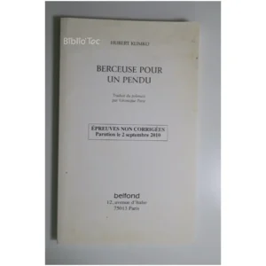 Berceuse pour un pendu... 2010